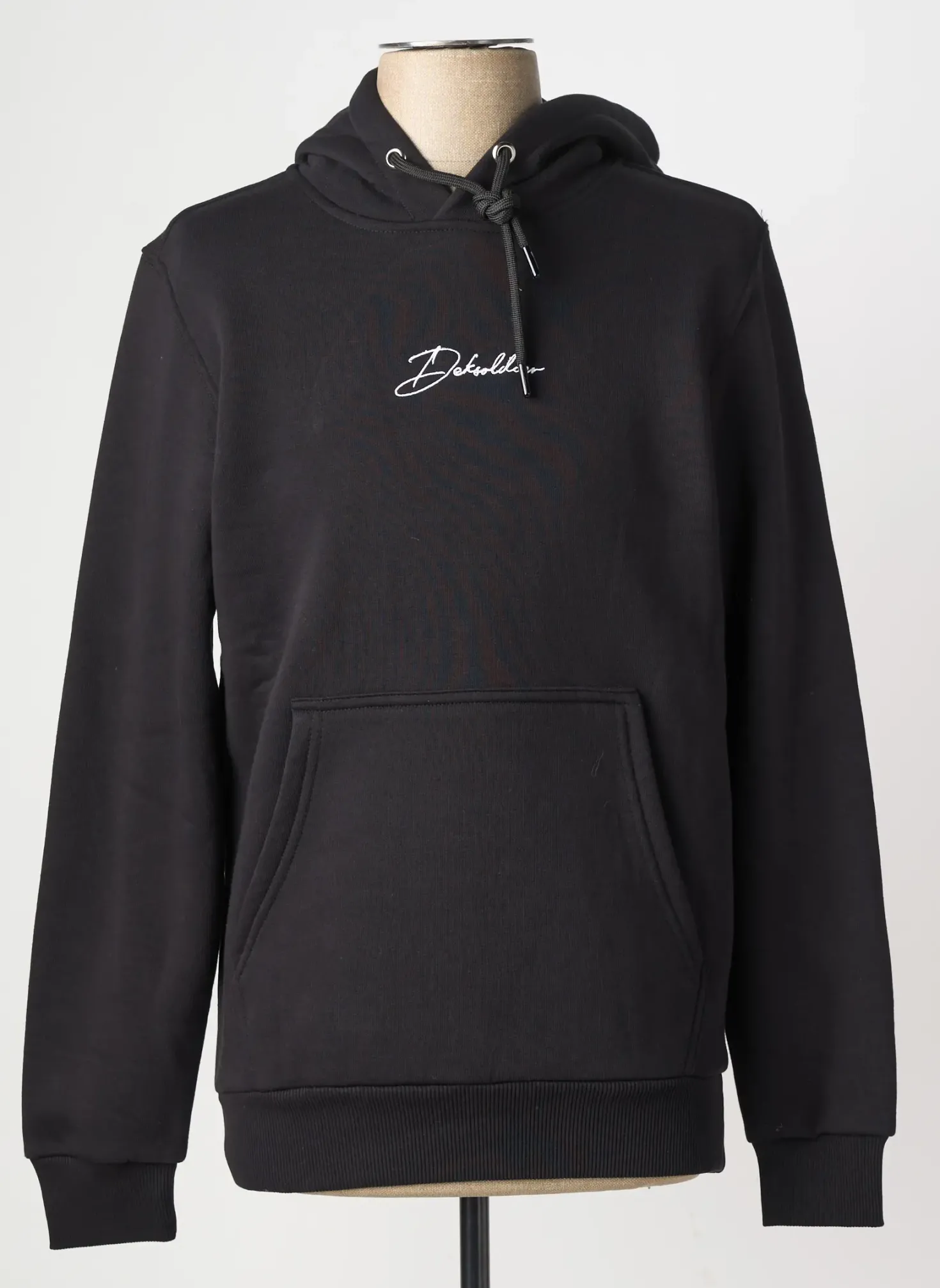 Sweat-shirt À Capuche Deksoldier Noir Manches Longues