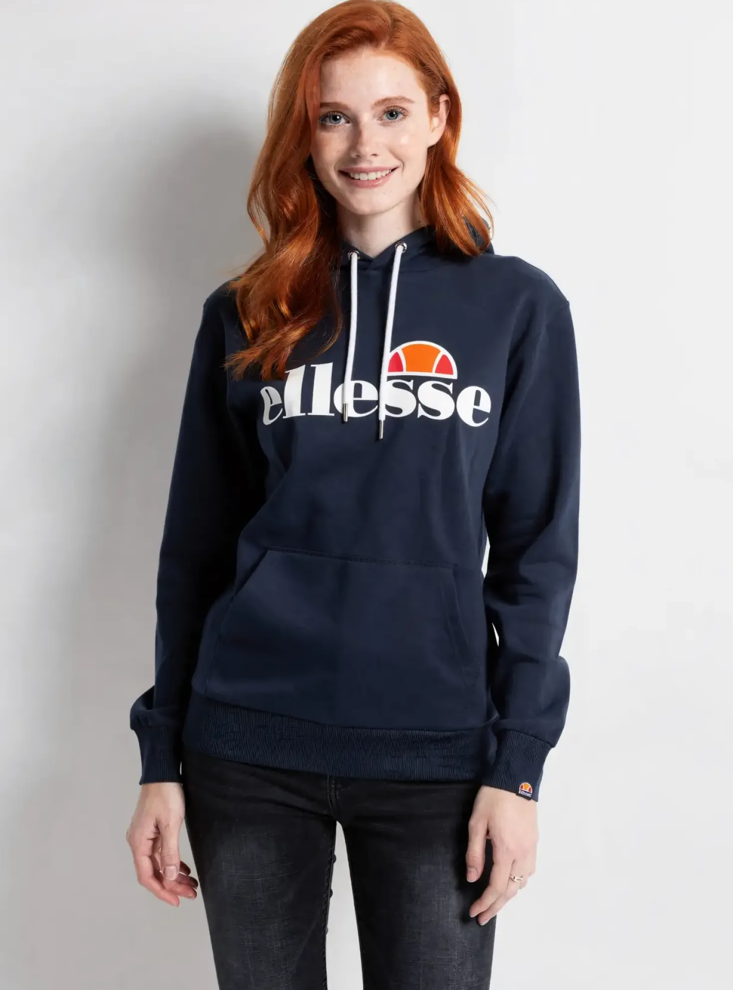 Sweat-shirt À Capuche Ellesse Bleu Manches Longues