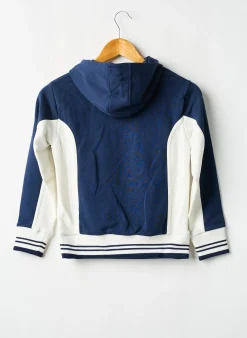 Sweat-shirt À Capuche Fila Bleu Manches Longues