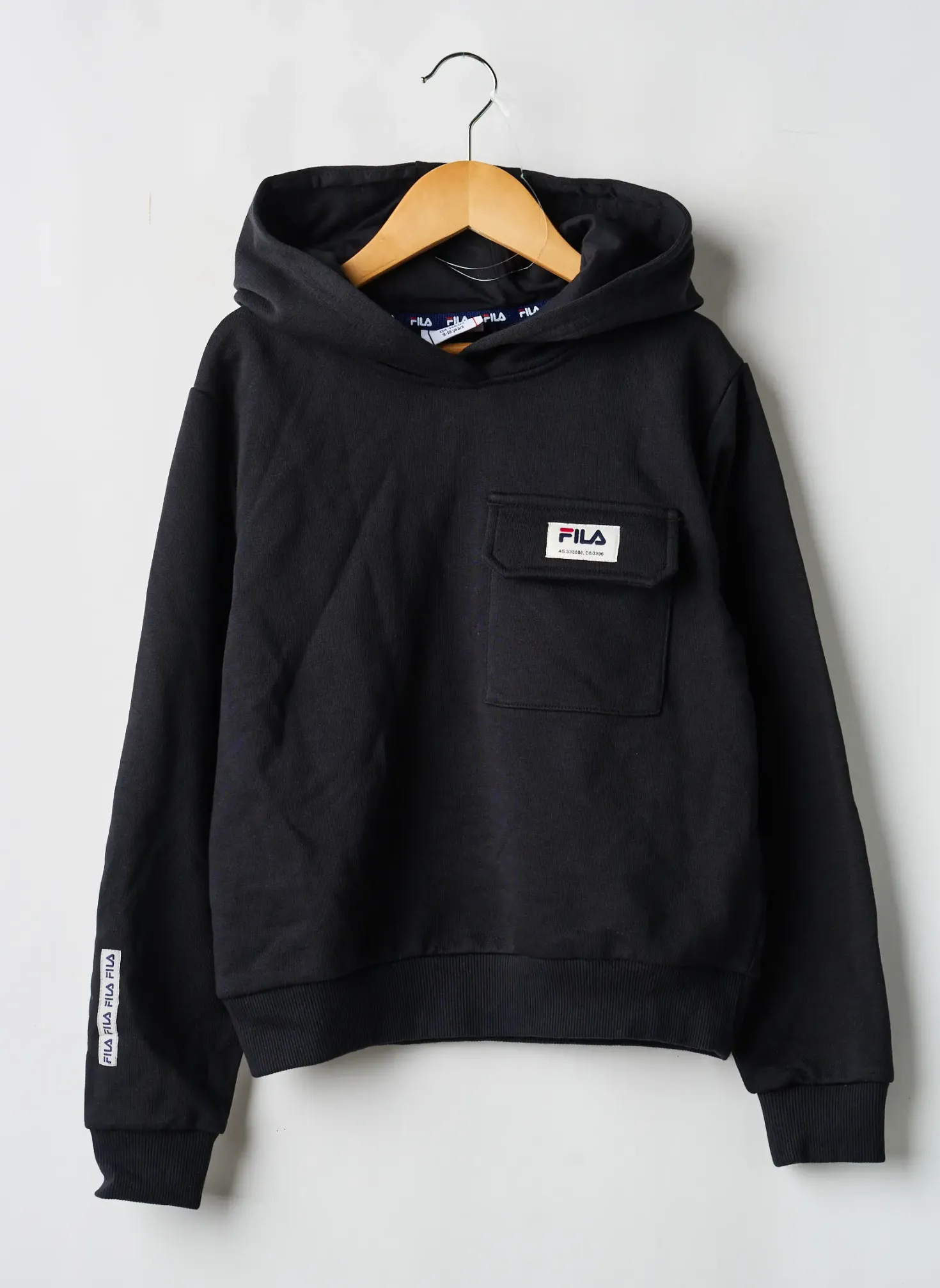 Sweat-shirt À Capuche Fila Noir