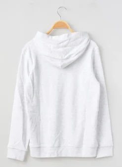 Sweat-shirt À Capuche Garcia Gris Manches Longues