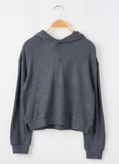 Sweat-shirt À Capuche Garcia Gris Manches Longues