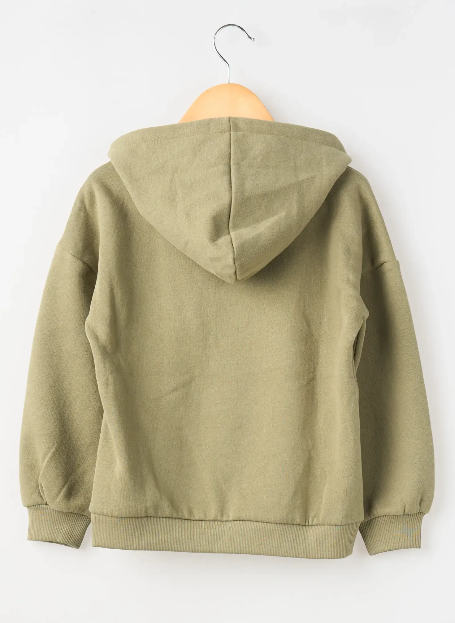 Sweat-shirt À Capuche Garcia Vert Manches Longues