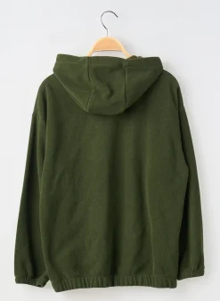 Sweat-shirt À Capuche La Redoute Vert Manches Longues