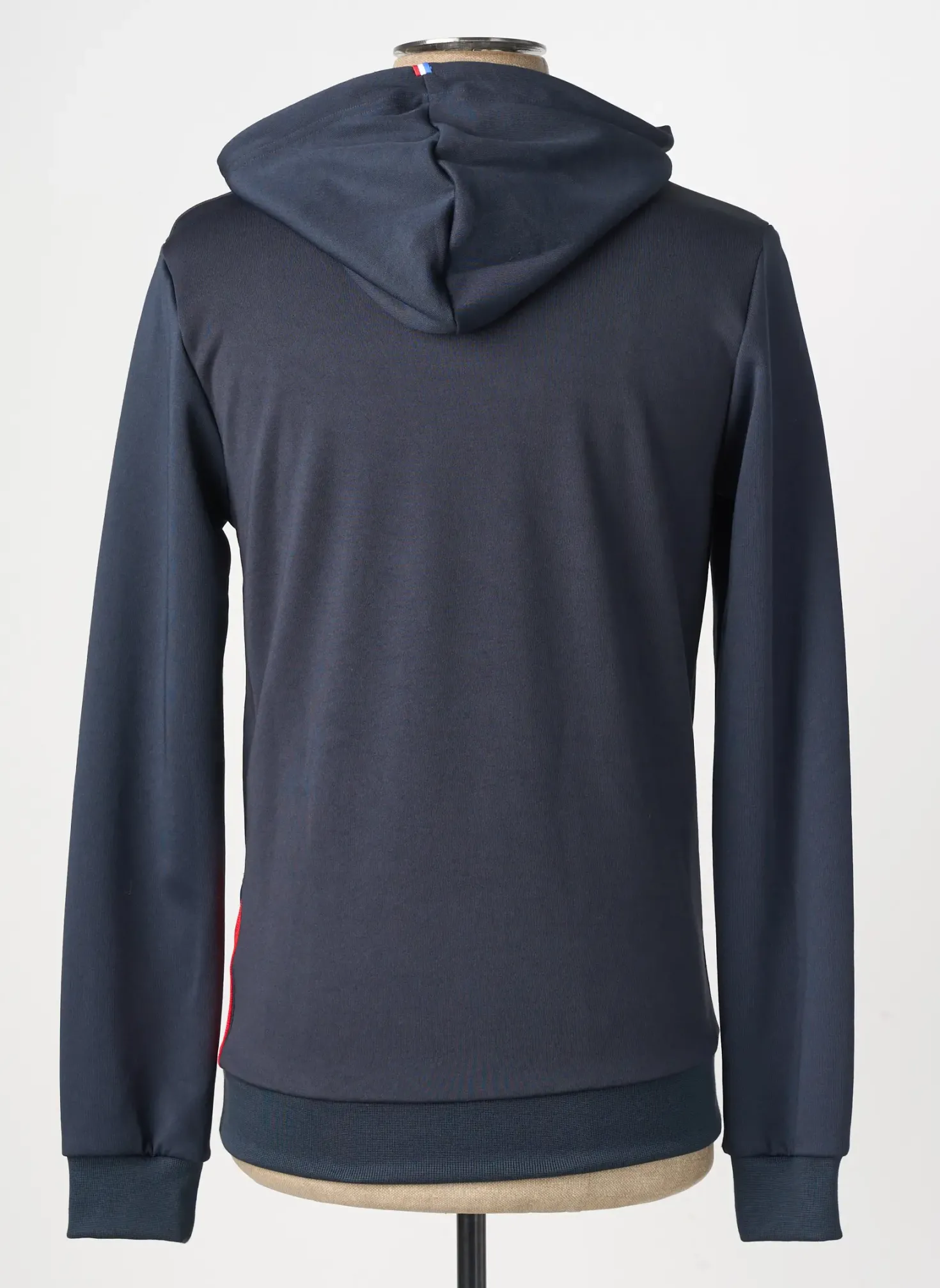 Sweat-shirt À Capuche Le Coq Sportif Bleu Manches Longues