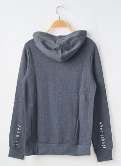 Sweat-shirt À Capuche Name It Gris Manches Longues