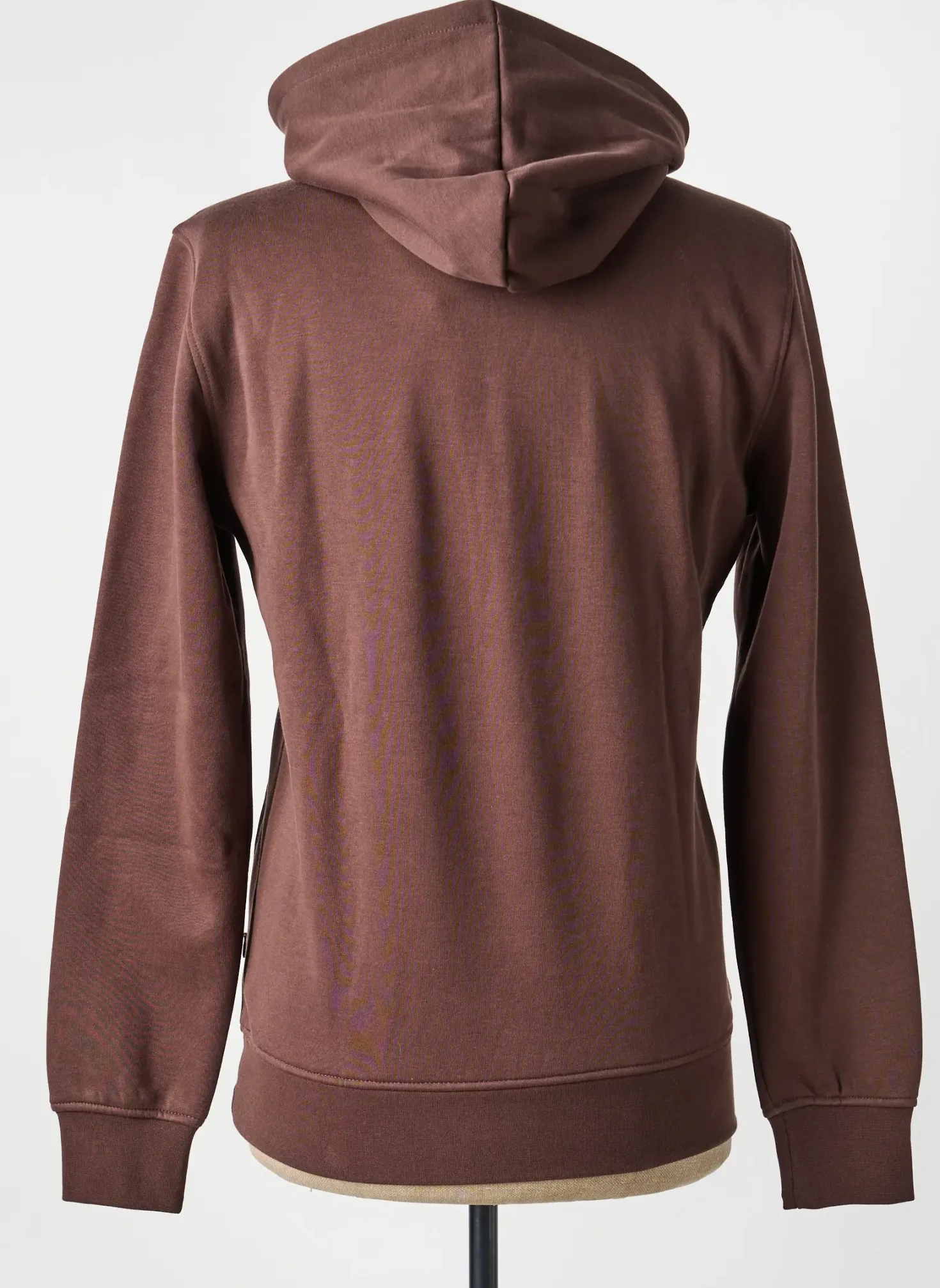 Sweat-shirt À Capuche No Excess Marron Manches Longues