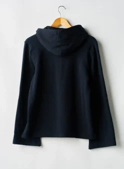 Sweat-shirt À Capuche Petit Bateau Bleu Manches Longues
