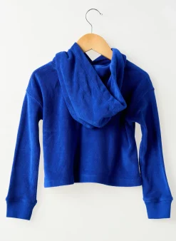 Sweat-shirt À Capuche Ralph Lauren Bleu Manches Longues