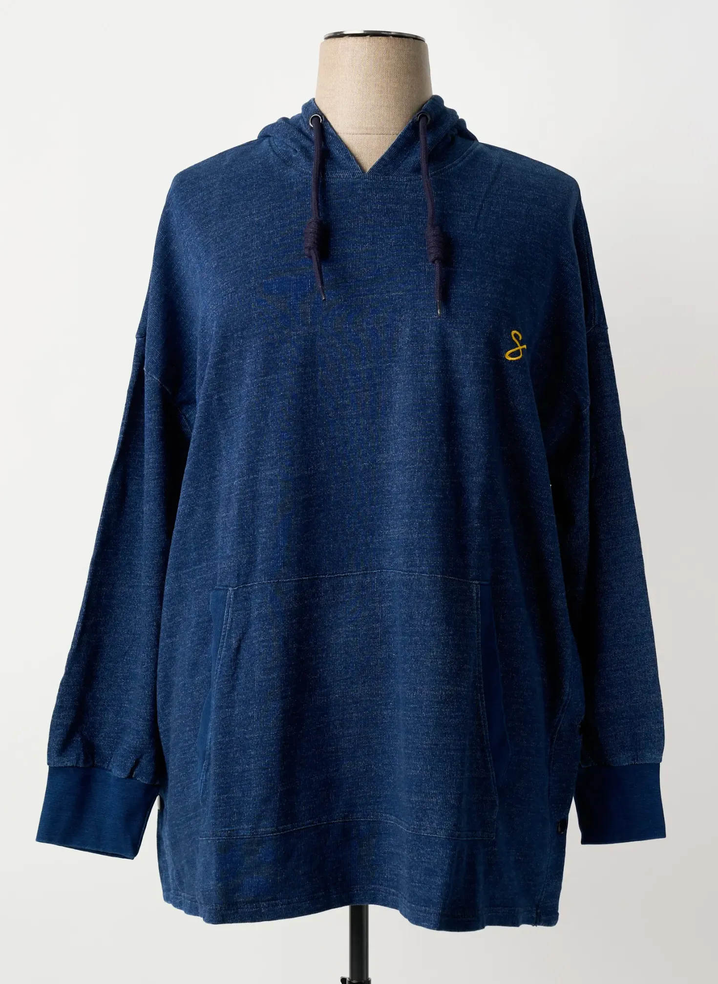 Sweat-shirt À Capuche Sheego Bleu Manches Longues