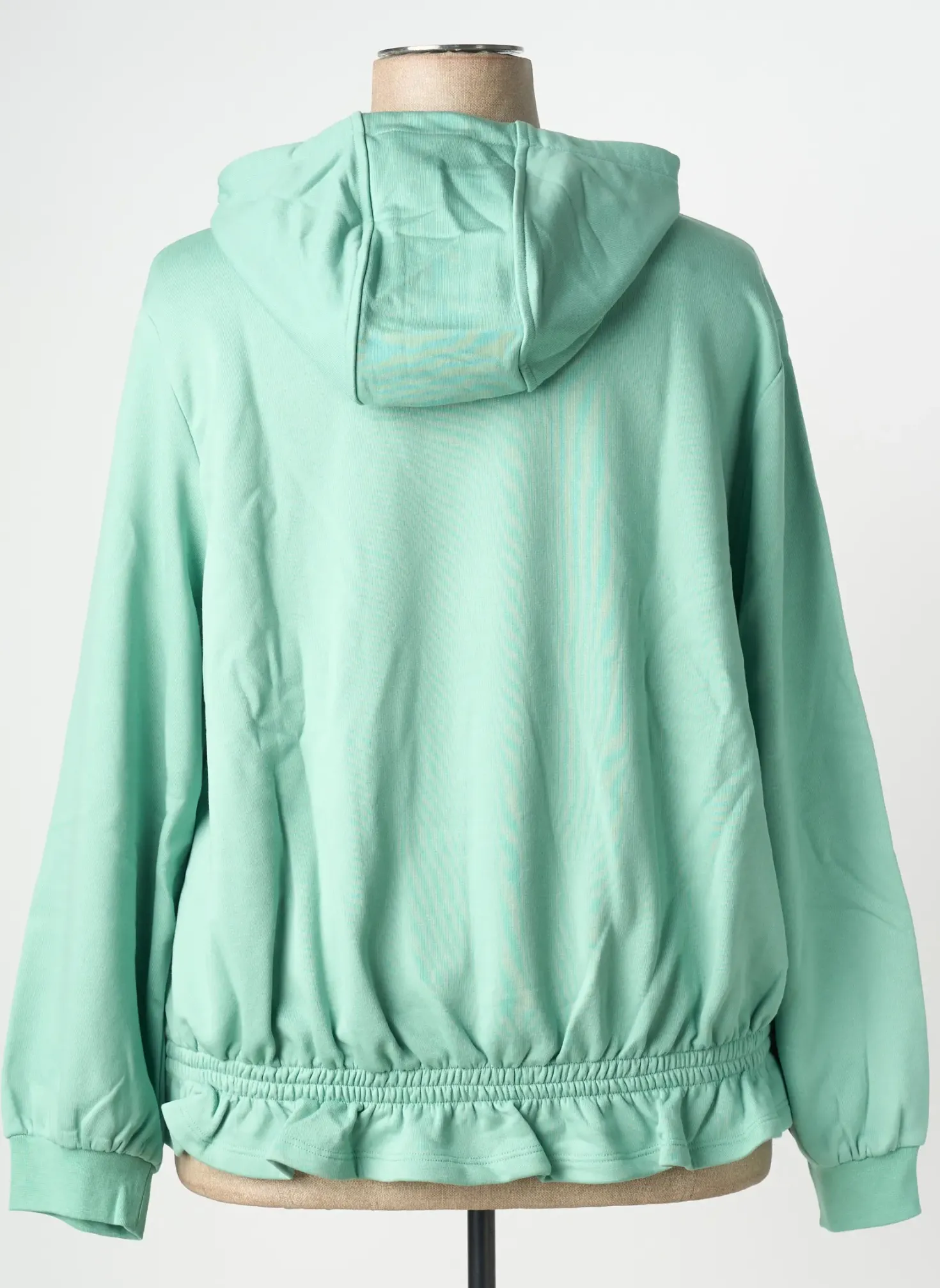 Sweat-shirt À Capuche Sheego Vert Manches Longues
