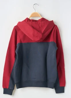 Sweat-shirt À Capuche Teddy Smith Rouge Manches Longues