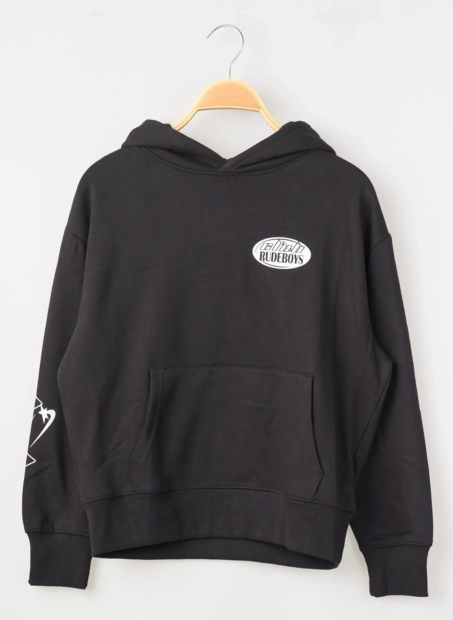 Sweat-shirt À Capuche Tiffosi Noir Manches Longues
