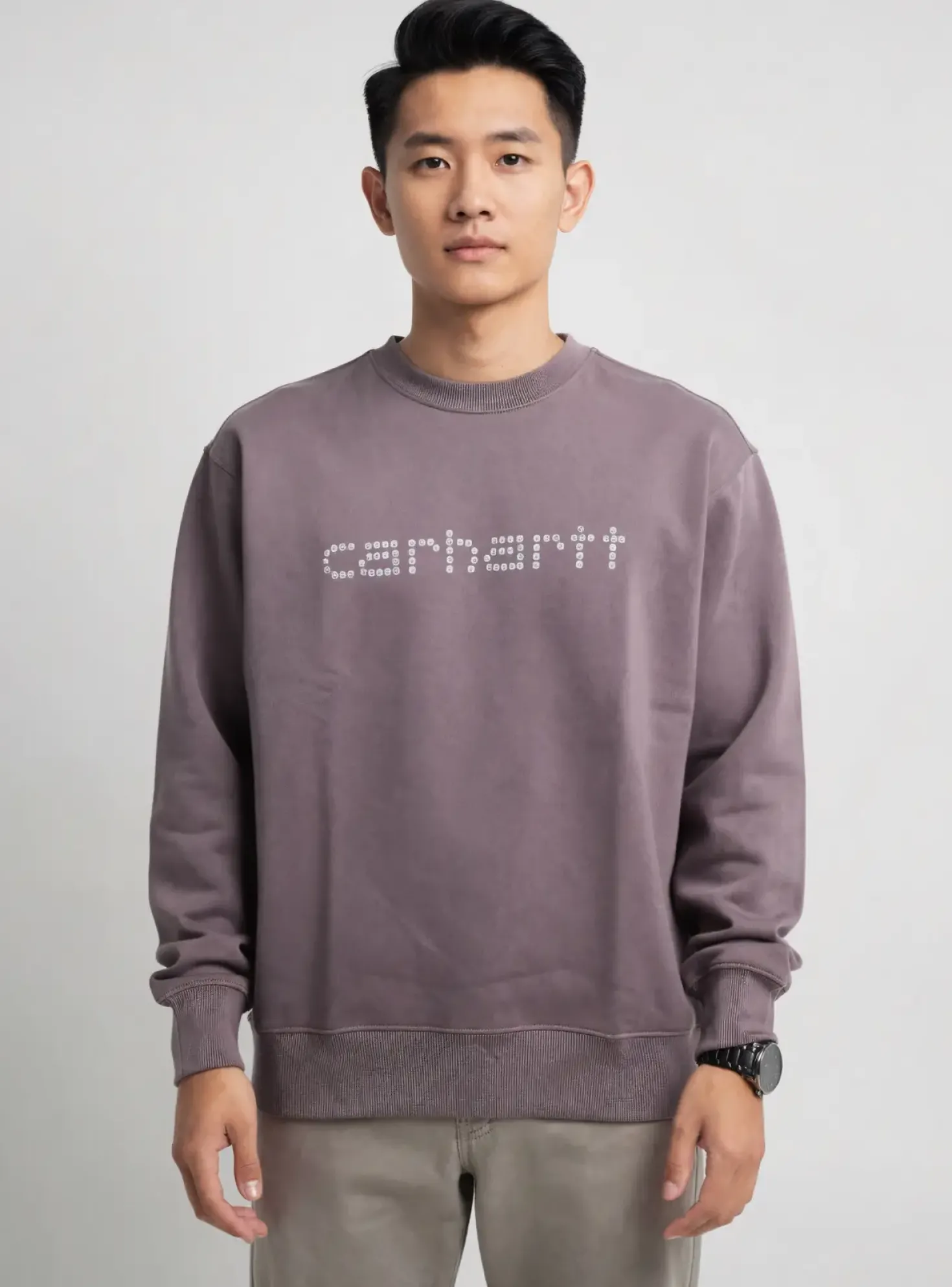 Sweat-shirt Carhartt Marron Manches Longues