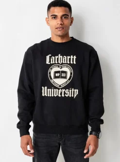 Sweat-shirt Carhartt Noir Manches Longues