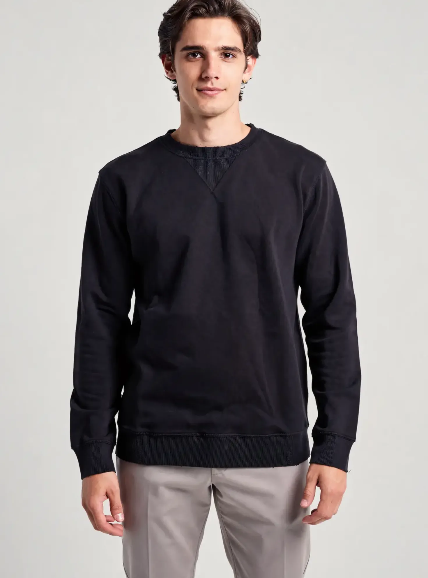 Sweat-shirt Celio Gris Manches Longues