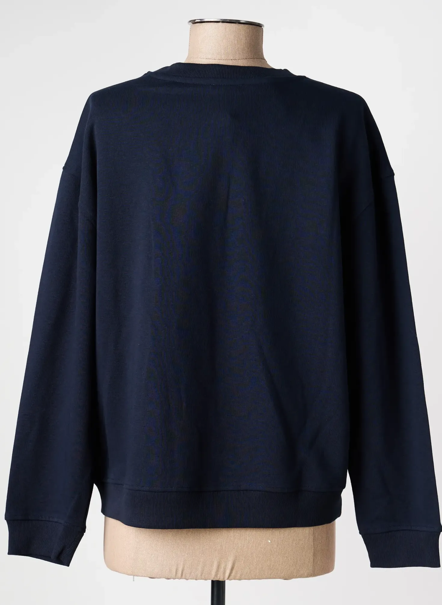 Sweat-shirt C'est Beau La Vie Bleu Manches Longues