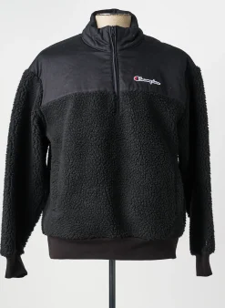 Sweat-shirt Champion Noir Manches Longues