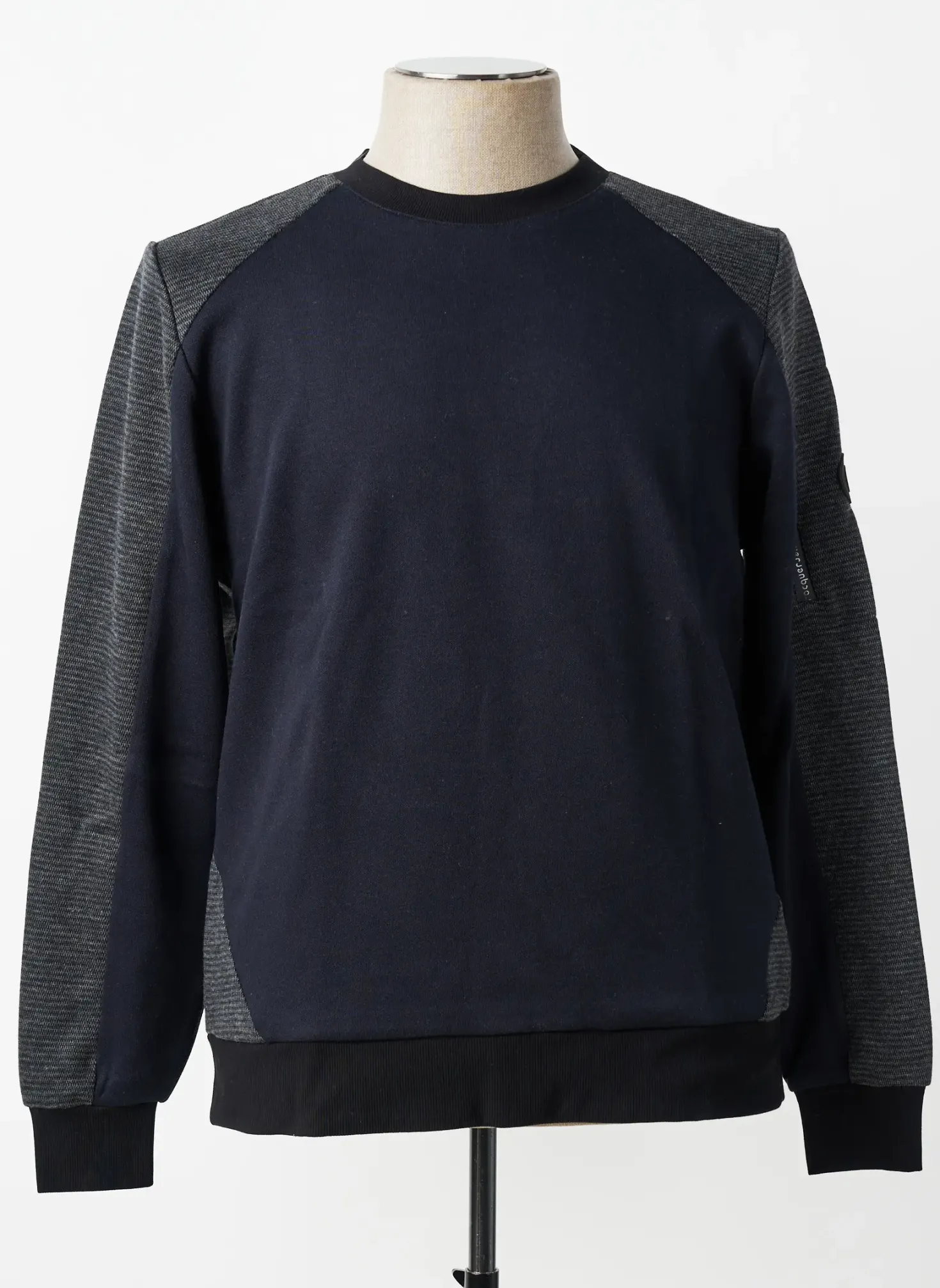Sweat-shirt Crocquer Noir Manches Longues