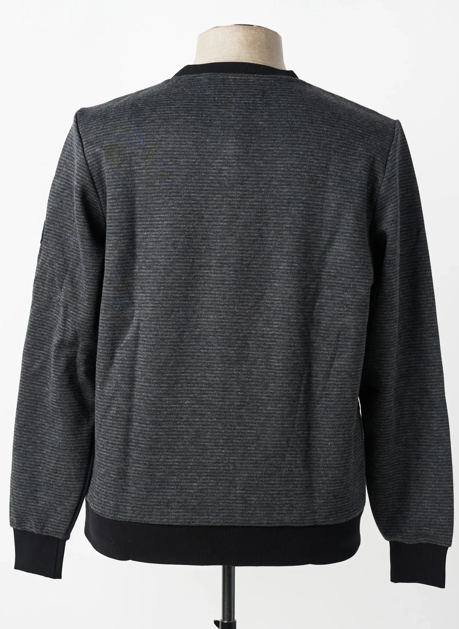 Sweat-shirt Crocquer Noir Manches Longues