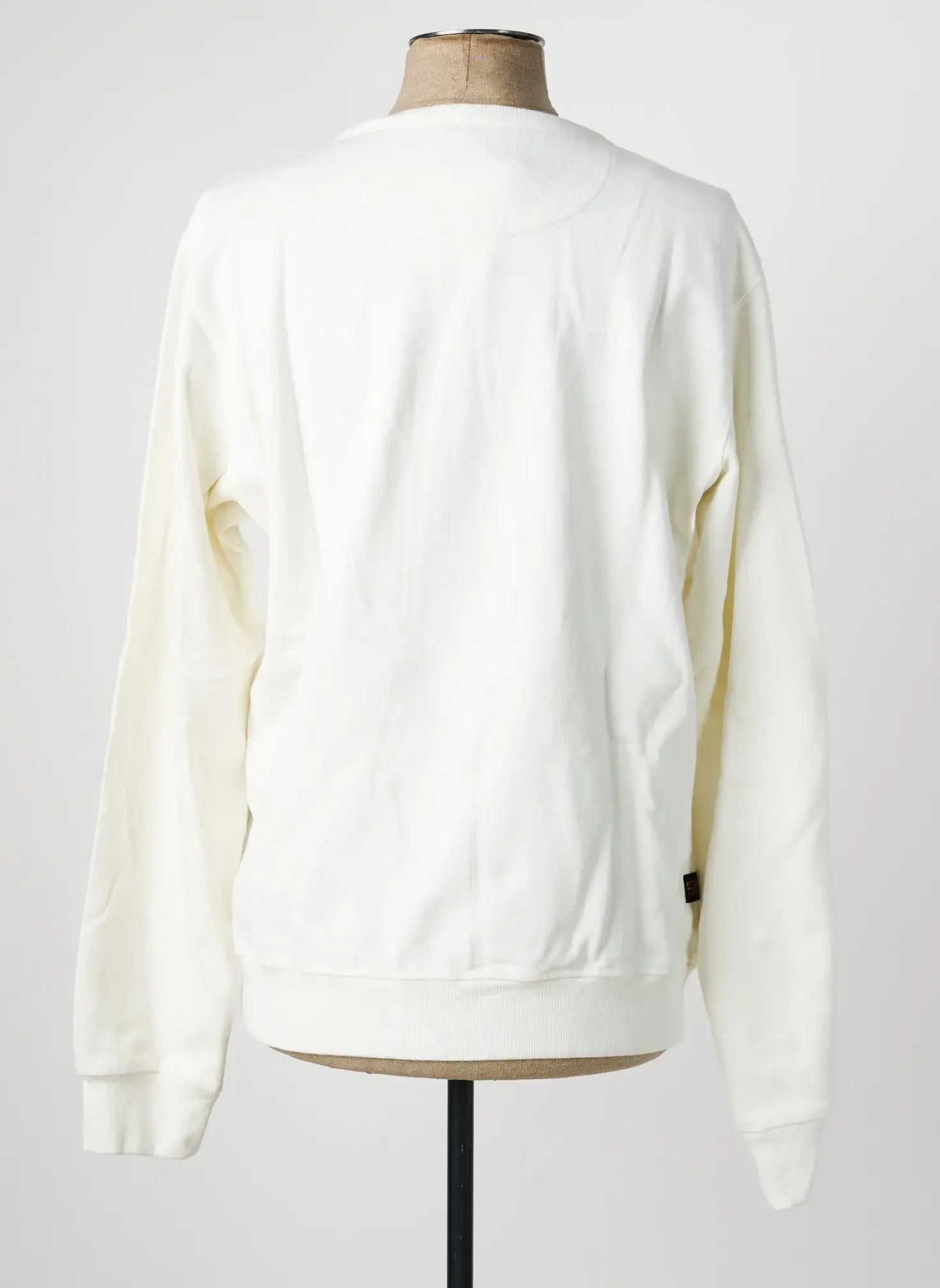 Sweat-shirt Daytona Blanc Manches Longues