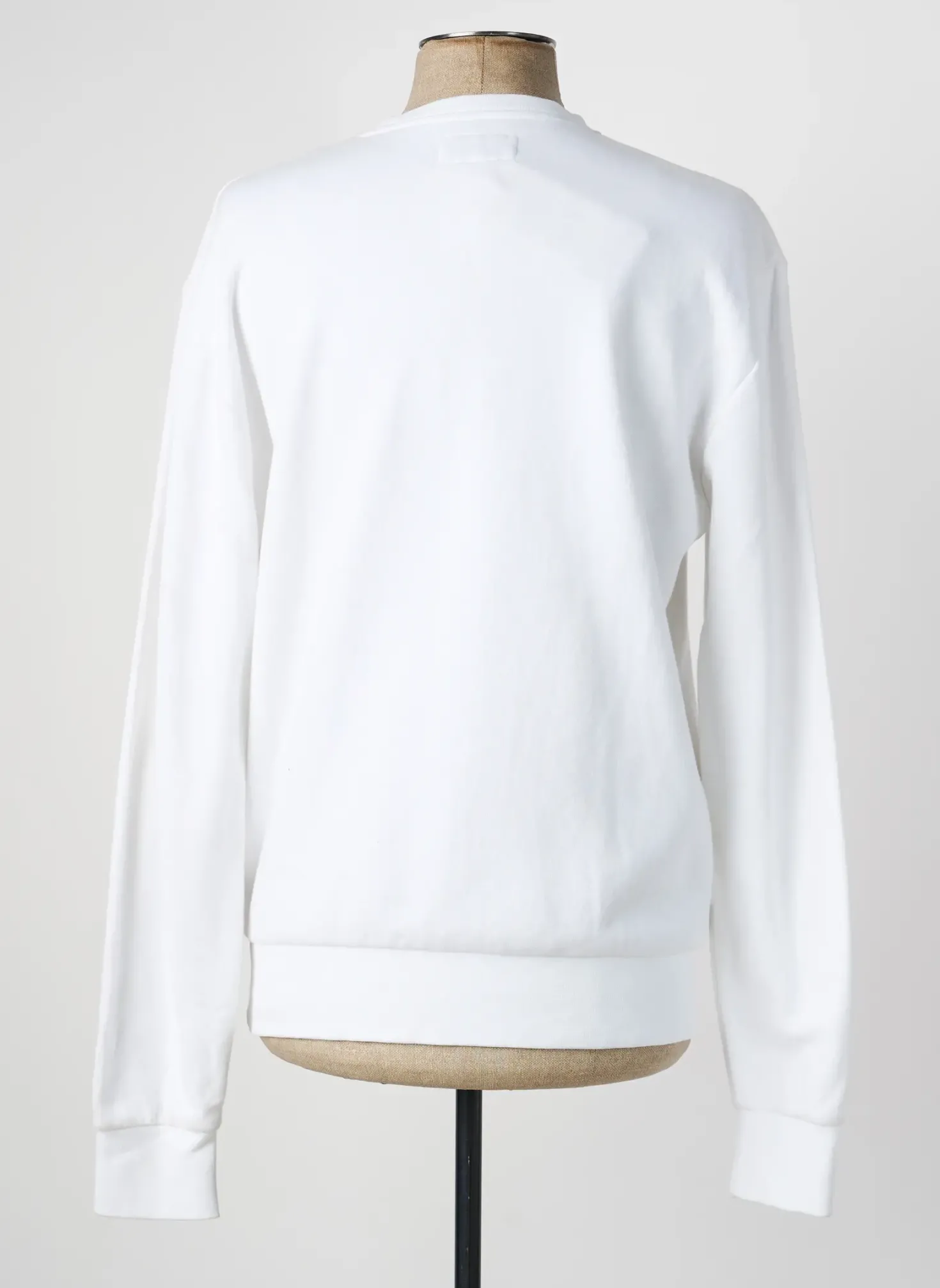 Sweat-shirt Daytona Blanc Manches Longues