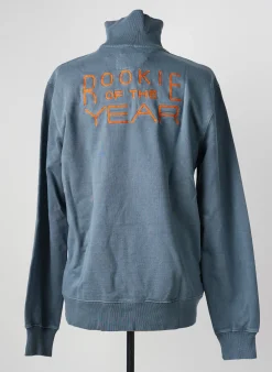 Sweat-shirt Daytona Bleu Manches Longues