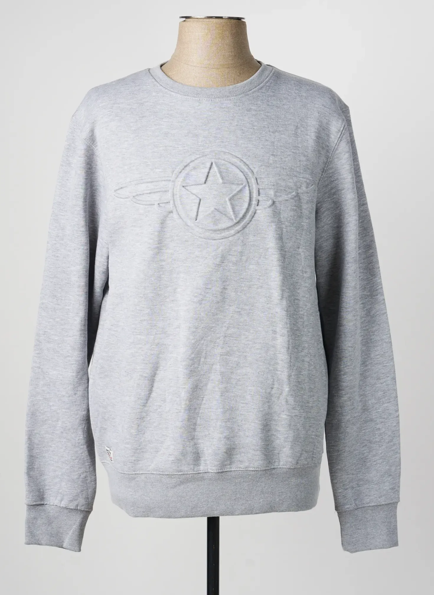 Sweat-shirt Daytona Gris Manches Longues