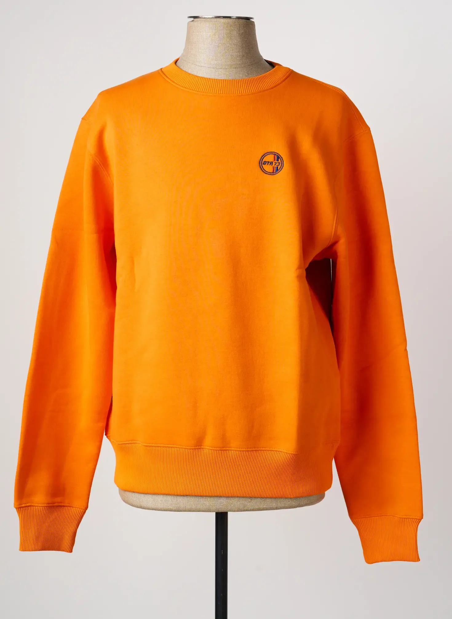 Sweat-shirt Daytona Orange Manches Longues