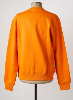Sweat-shirt Daytona Orange Manches Longues