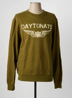 Sweat-shirt Daytona Vert Manches Longues