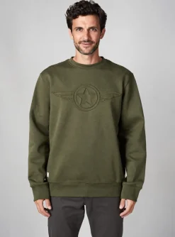 Sweat-shirt Daytona Vert Manches Longues
