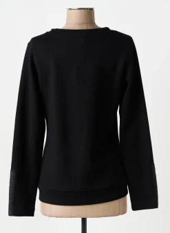 Sweat-shirt Dolcezza Noir Manches Longues