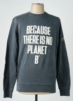Sweat-shirt Ecoalf Gris Manches Longues