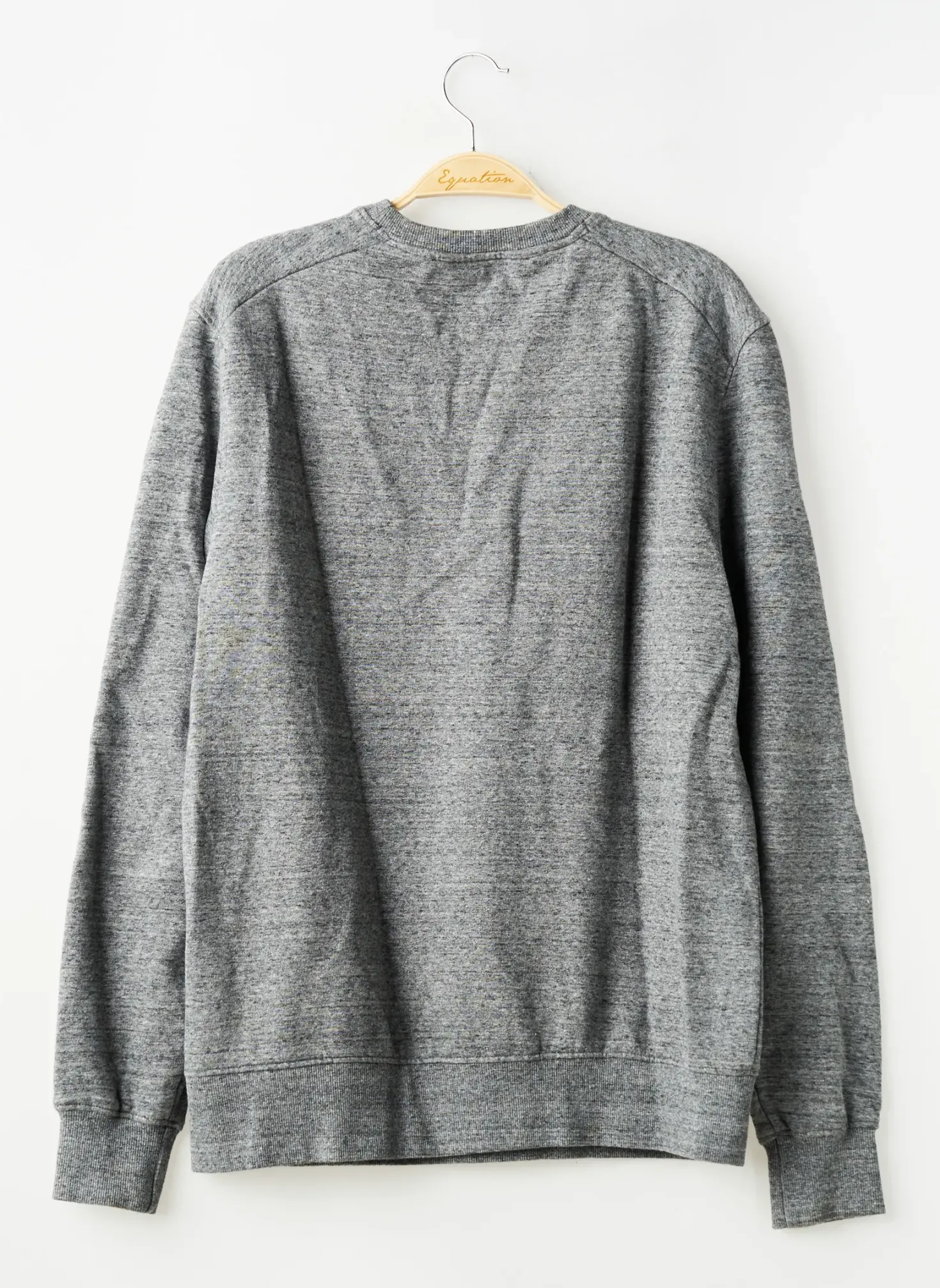 Sweat-shirt Eleven Paris Gris Manches Longues
