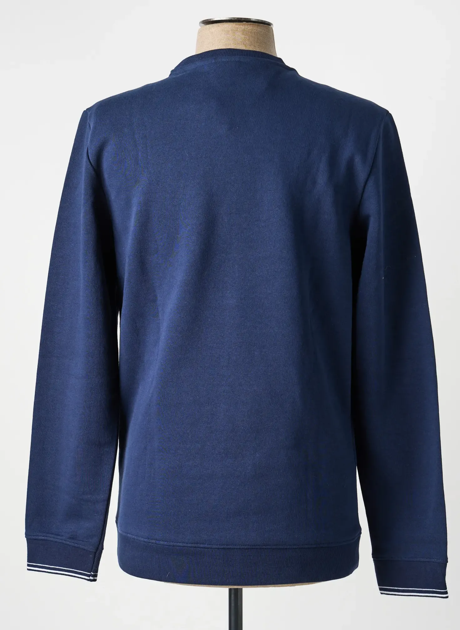 Sweat-shirt Elle Est Ou La Mer Bleu Manches Longues