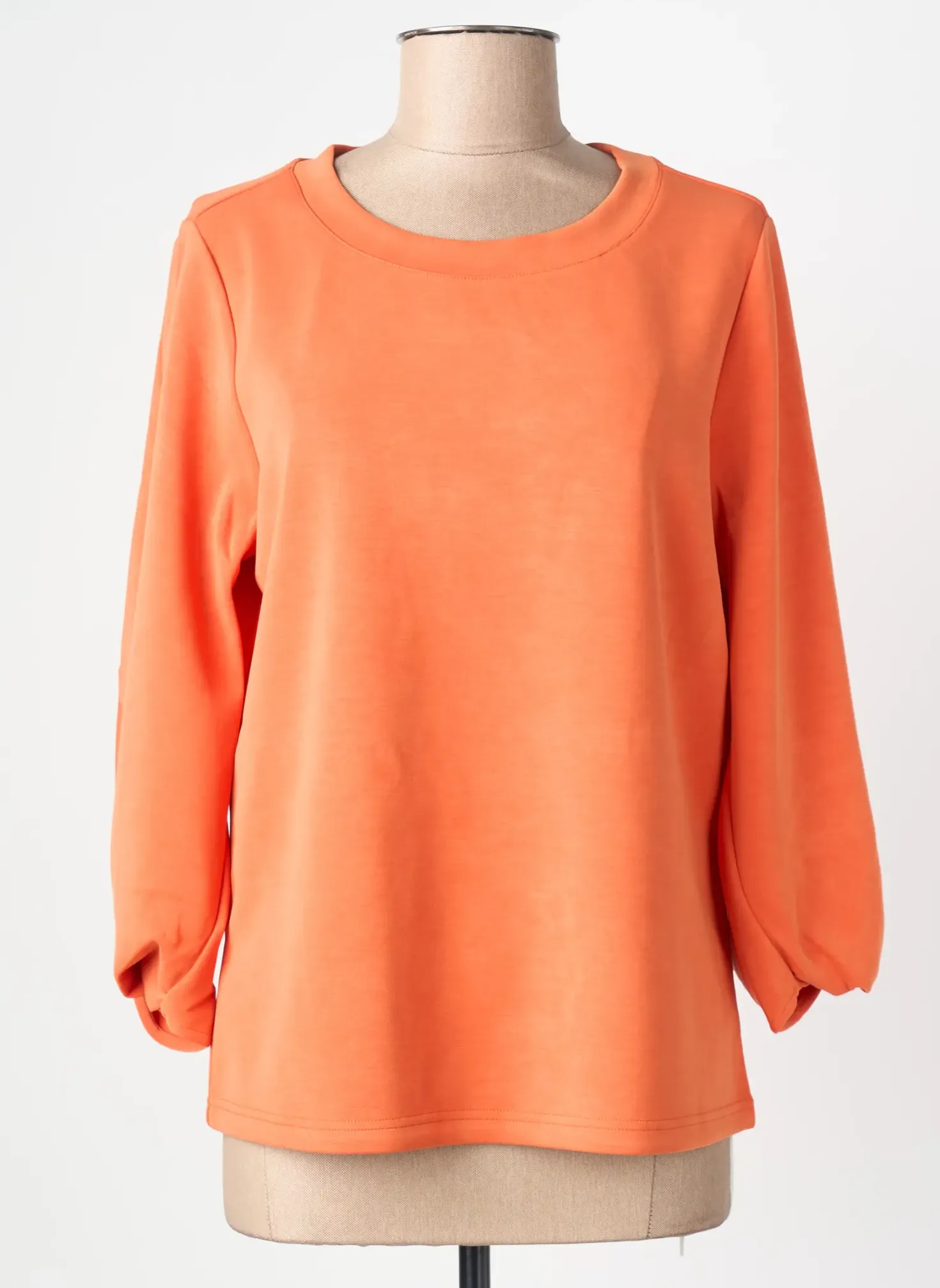 Sweat-shirt Esqualo Orange Manches Longues
