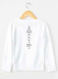 Sweat-shirt Et D'emie Blanc Manches Longues