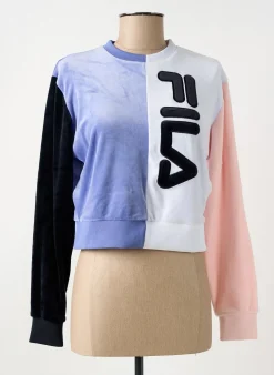 Sweat-shirt Fila Violet Manches Longues
