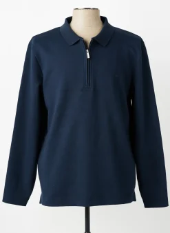 Sweat-shirt Fynch-hatton Bleu Manches Longues