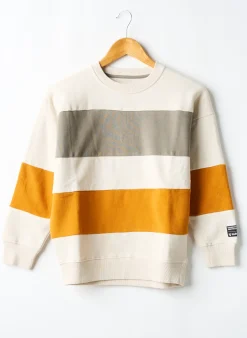Sweat-shirt Garcia Beige Manches Longues