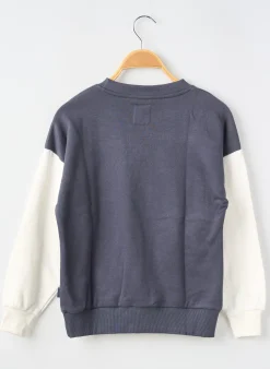 Sweat-shirt Garcia Bleu Manches Longues