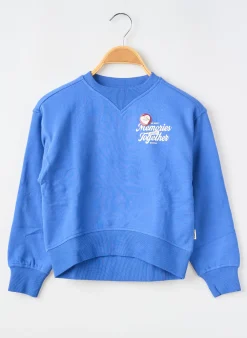 Sweat-shirt Garcia Bleu Manches Longues