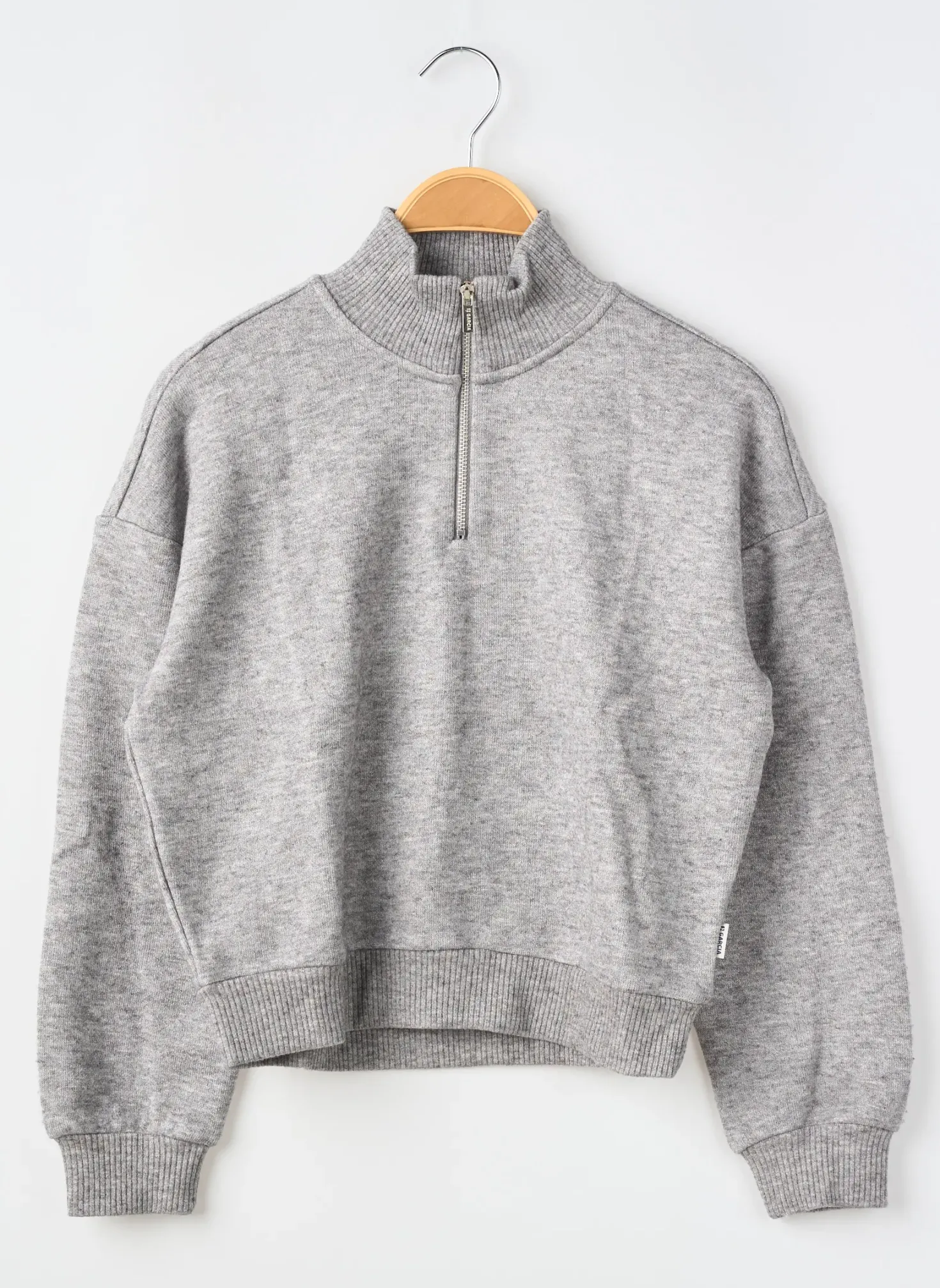 Sweat-shirt Garcia Gris Manches Longues