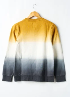 Sweat-shirt Garcia Jaune Manches Longues