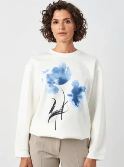 Sweat-shirt Gerry Weber Beige Manches Longues