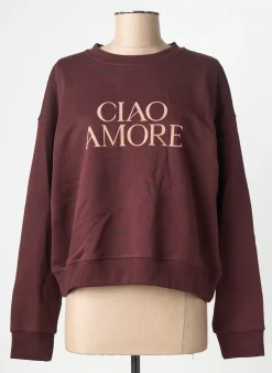 Sweat-shirt Grace & Mila Violet Manches Longues