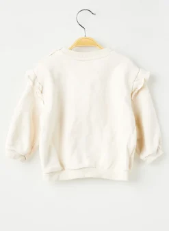 Sweat-shirt H&m Blanc Manches Longues