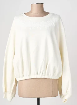 Sweat-shirt Hpdp (hype Drop) Beige Manches Longues