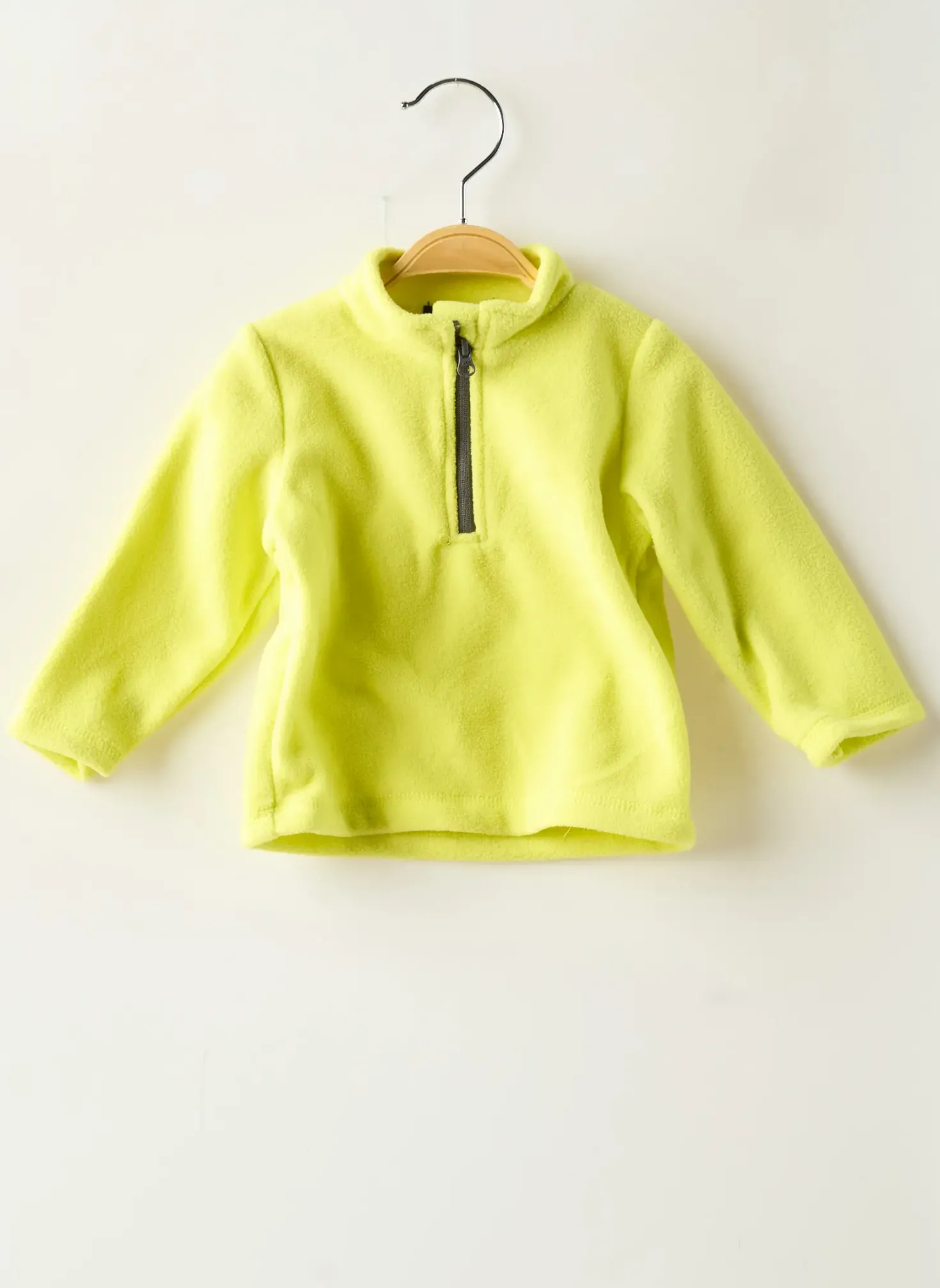 Sweat-shirt In Extenso Vert Manches Longues